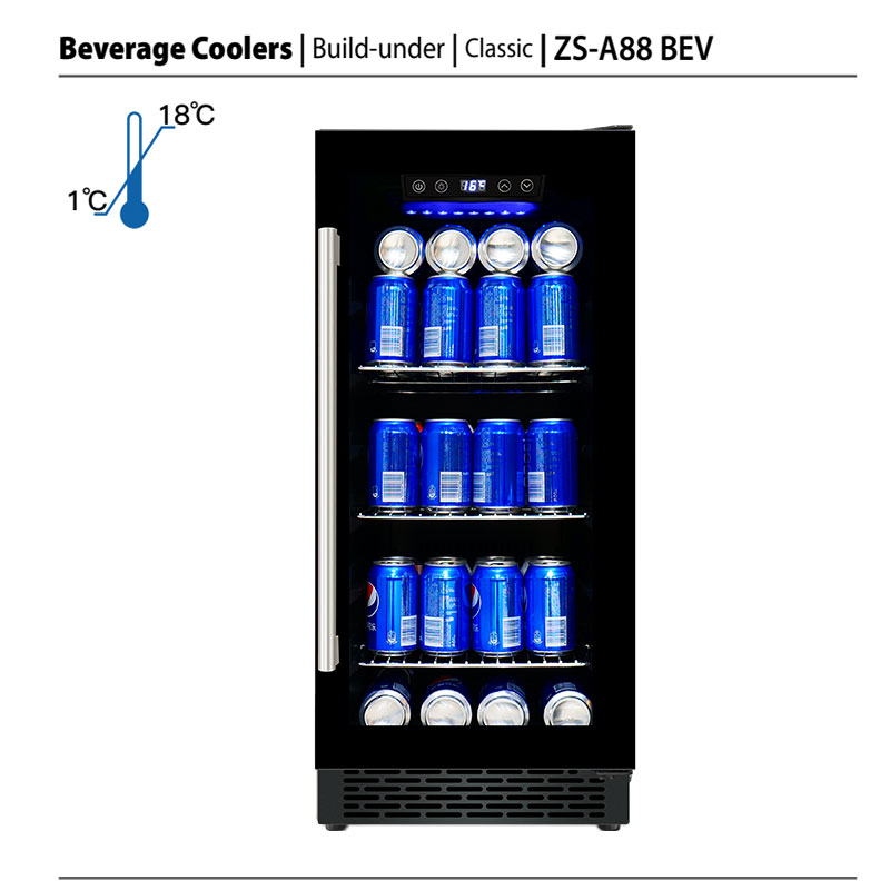 Oem Small Drink Bar Fridge Cus - Wine Beer Dual Zone 评论和价格