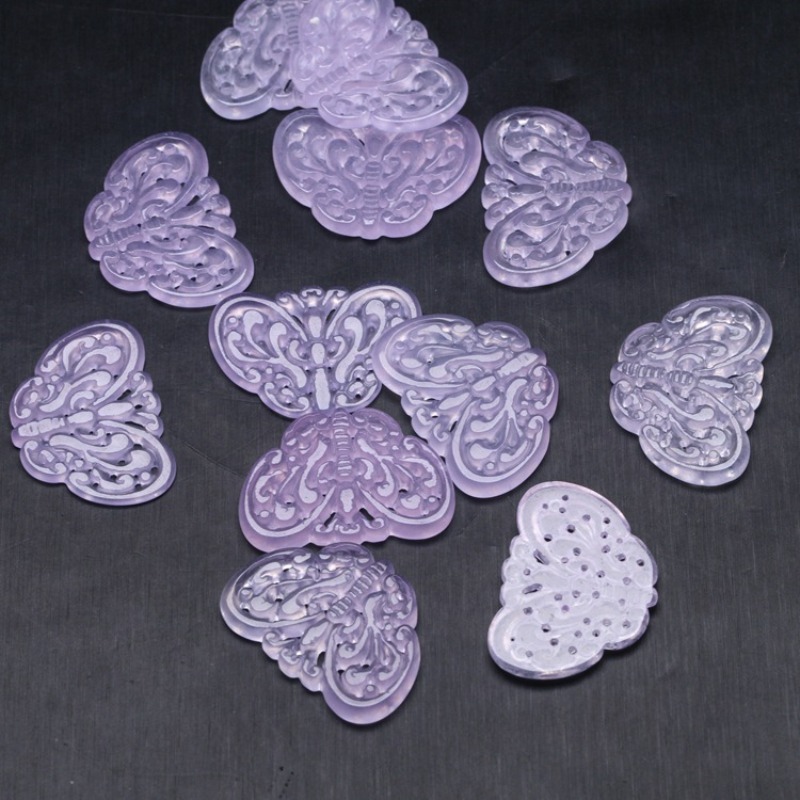 2pc Natural Purple Jade Hollow - Cocktail Shaker Set 评论和价格
