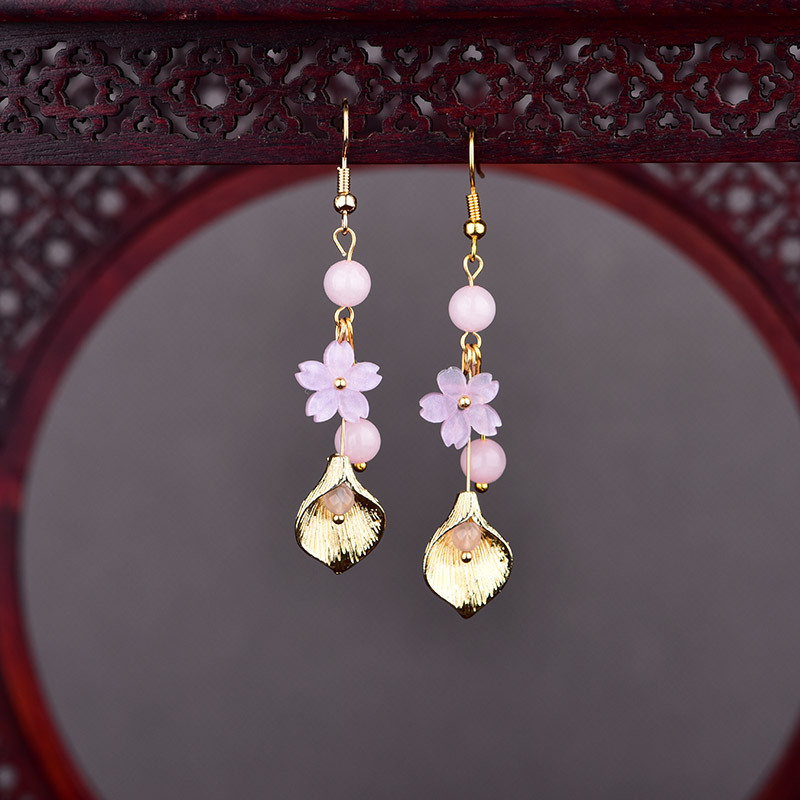 Pink Natural Jade Flower Earri - Cocktail Shaker Set 评论和价格