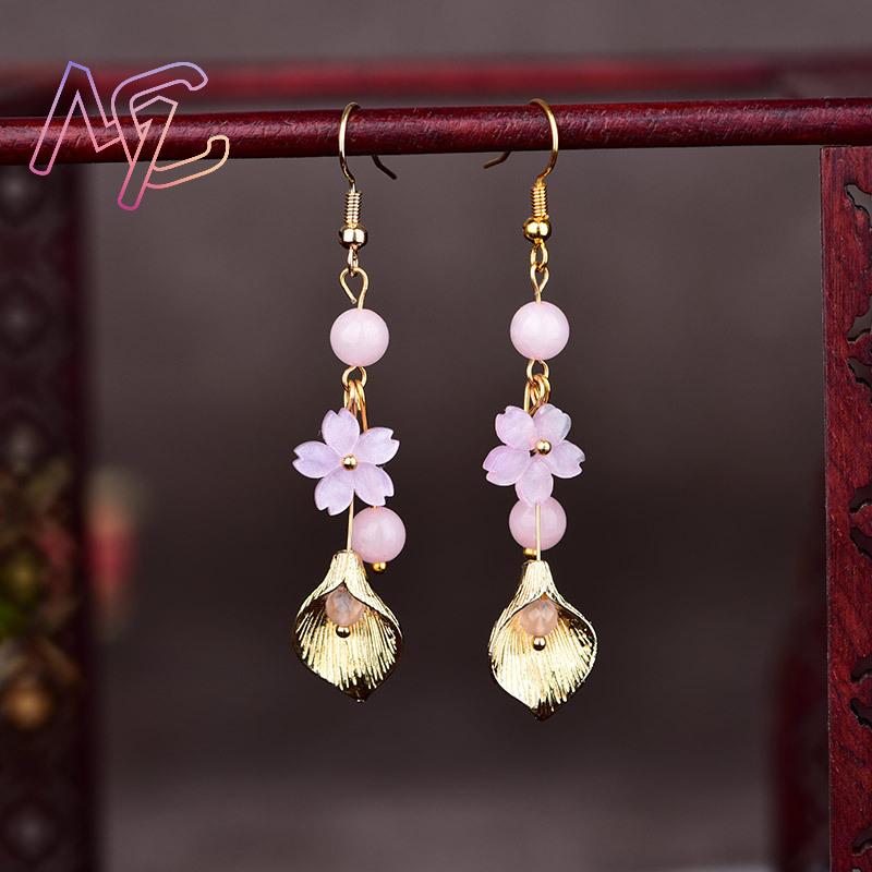 Pink Natural Jade Flower Earri - Cocktail Shaker Set 评论和价格