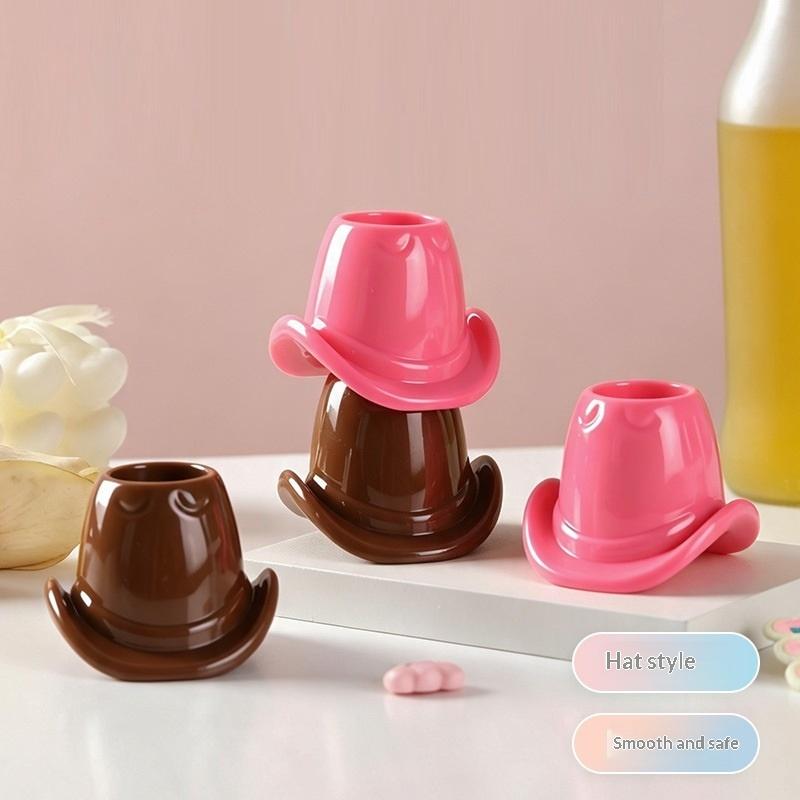 Unbreakable Cowboy Hat Shaped  - Wine Beer Hat 评论和价格