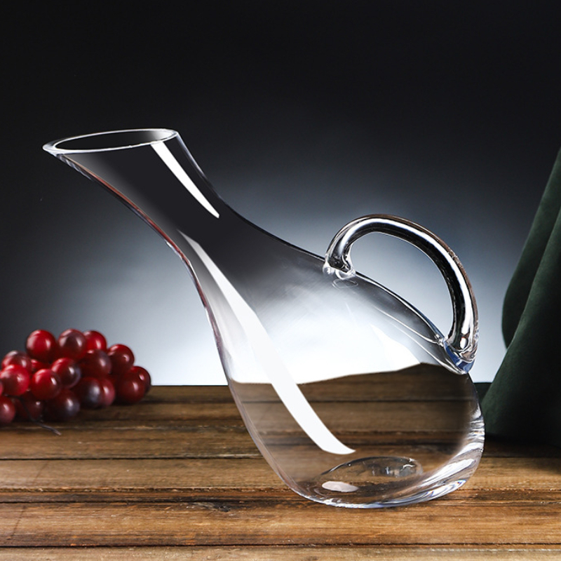 Crystal Glass Wine Decanter Lu - Wine Aerator Pour 评论和价格