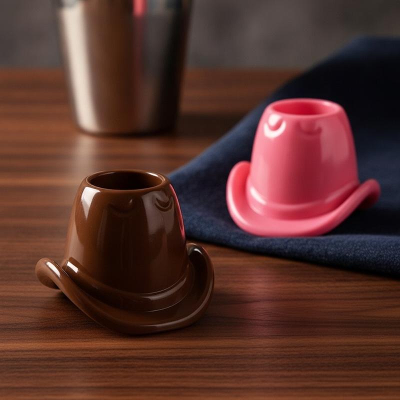 Unbreakable Cowboy Hat Shaped  - Wine Beer Hat 评论和价格